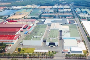 Bất động sản công nghiệp đang là “con cưng” của ngành bất động sản nói chung. Trong ảnh: Khu công nghiệp Mỹ Phước I (Bình Dương). Ảnh: Lê Toàn
