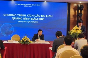 Ông Đặng Đông Hà, Phó Giám đốc Sở Du lịch Quảng Bình thông tin tổng quan về tình hình du lịch Quảng Bình năm 2020.