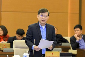 Viện trưởng Viện Kiểm sát nhân dân Tối cao Lê Minh Trí hồi âm ý kiến Thường vụ Quốc hội (Ảnh LH).