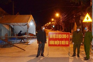 Xã Bình Dương, thị xã Đông Triều sẽ chính thức bị phong tỏa từ 12h ngày 29/1.
