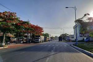 Một trục đường trong KCN Trà Nóc 1, Cần Thơ