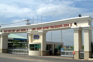 Khu chế xuất Linh Trung 2, nơi doanh nghiệp đang kêu vì bị từ chối tiếp nhận hồ sơ cấp giấy chứng nhận quyền sử dụng đất và tài sản trên đất.
