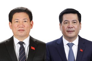 Bộ trưởng Hồ Đức Phớc và Bộ trưởng Nguyễn Hồng Diên