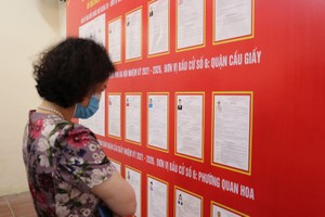 Bảo đảm an toàn tuyệt đối cho bầu cử ĐBQH và HĐND các cấp trong bối cảnh dịch bệnh