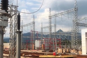 Trạm biến áp 220 kV Lao Bảo dự kiến đóng điện giai đoạn 1 cuối tháng 5/2021