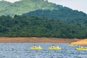 Hồ Phú Ninh một địa điểm du lịch nổi tiếng tại huyện Phú Ninh
