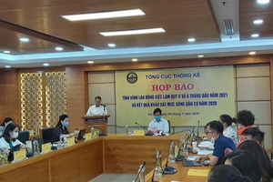 Tổng cục Thống kê họp báo công bố tình hình lao động, việc làm quý 2 và 6 tháng đầu năm 2021