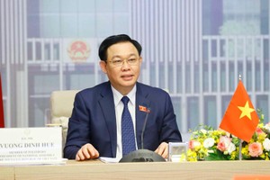 Chủ tịch Quốc hội Vương Đình Huệ. (Ảnh TTXVN).