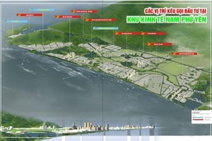 Khu kinh tế Nam Phú Yên được quy hoạch điều chỉnh tăng diện tích và xác định các vị trí kêu gọi lĩnh vực đầu tư
