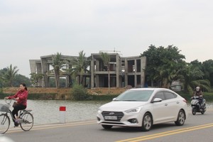 Dự án Trung tâm tổ chức sự kiện Huế xưa - Huế nay bị xem xét thu hồi. Ảnh: Anh Khoa