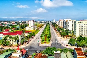 Việc phê duyệt đồ án nhằm từng bước hiện thực hóa mục tiêu trở thành một trong những đô thị trung tâm vùng Bắc Trung Bộ. Ảnh Thanh Hải