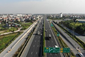 Một đoạn cao tốc Pháp Vân - Cầu Giẽ quy mô 4 làn xe được đưa vào khai thác từ năm 2018.