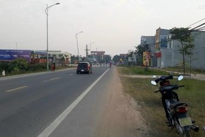 Một đoạn Quốc lộ 2 Vĩnh Yên - Việt Trì.