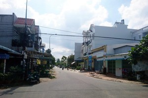 Khu tái định cư Thới Nhựt 2 (phường An Khánh, quận Ninh Kiều) giải quyết nhu cầu chỗ ở cho người dân bị giải tỏa nhà để xây dựng các công trình công ích thuộc nội ô TP. Cần Thơ