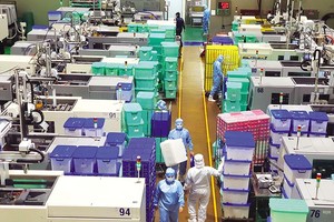 Khu sản xuất của Công ty Mtex (Khu chế xuất Tân Thuận, TP.HCM). Ảnh: Lê Toàn