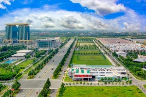 Thành phố mới Bình Dương với do Becamex IDC làm chủ đầu tư.