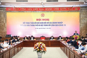 Các doanh nghiệp đã có nhiều đề xuất, góp ý tại Hội nghị đối thoại, tháo gỡ khó khăn cho doanh nghiệp của Hà Nội