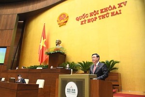 Chủ tịch Quốc hội Vương Đình Huệ phát biểu bế mạc kỳ họp thứ hai, Quốc hội khóa XV