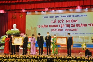 UBND tỉnh Quảng Ninh trao công nhận xã Hiệp Hòa, xã Tiền An đạt chuẩn nông thôn mới nâng cao