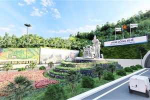 Phối cảnh hầm Đông Khê, thuộc cao tốc Đồng Đăng - Trà Lĩnh.