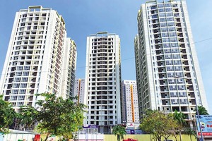 Công trình Khu căn hộ Thái Bình Plaza sau nhiều năm “đắp chiếu” đã bắt đầu nhộn nhịp thi công trở lại. Ảnh: Lê Toàn