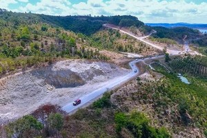 Dự án Khu đô thị thương mại, du lịch, sinh thái Đại Ninh (tỉnh Lâm Đồng) do Công ty Sài Gòn Đại Ninh làm chủ đầu tư. Ảnh: D.K