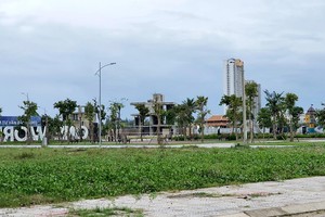 Dự án Đất Quảng Riverside đã hoàn thiện hạ tầng, nhưng rất ít cư dân về sinh sống. Ảnh: Ngọc Tân