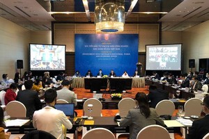 Diễn đàn Xúc tiến đầu tư vào khu công nghiệp và khu kinh tế của Việt Nam chiều 21/12.