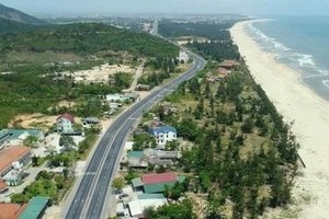 Dự án đường ven biển Quảng Bình - Quảng Trị được kỳ vọng tạo ra những động lực mới trong phát triển kinh tế ở khu vực dọc ven biển