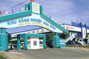 Khu công nghiệp Hòa Bình đã được lấp đầy.