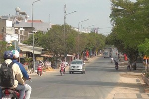 Thị trấn Hậu Nghĩa (huyện Đức Hòa, tỉnh Long An. (Nguồn: Báo Long An Online)