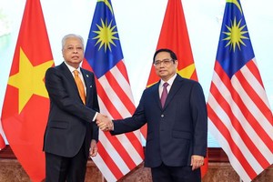 Thủ tướng Phạm Minh Chính chủ trì lễ đón Thủ tướng Malaysia Dato' Sri Ismail Sabri bin Yaakob (Ảnh: Nhật Bắc)