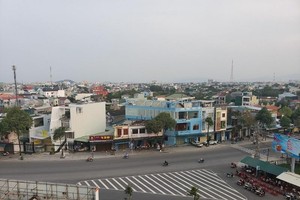 Quảng Ngãi đang xây dựng Quy hoạch tỉnh và dự kiến trình Thủ tướng Chính phủ phê duyệt trọng quý IV/2022 (trong ảnh là một góc TP. Quảng Ngãi, tỉnh Quảng Ngãi). Ảnh: P.V