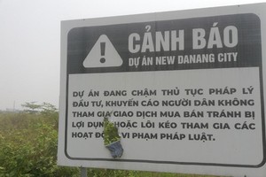 Dự án New Danang City (do Công ty cổ phần Đầu tư kinh doanh nhà Phú Gia Thịnh làm chủ đầu tư) đang là nỗi "ám ảnh" của nhiều khách hàng. Ảnh: Nhiệt Băng