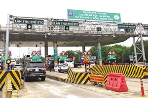 Cao tốc Hà Nội - Hải Phòng là tuyến cao tốc đầu tiên thí điểm áp dụng thu phí không dừng hoàn toàn từ ngày 1/6.
