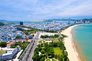 Miền Trung đã và đang hội tụ nhiều cơ hội để phát triển các dự án bất động sản. Trong ảnh: TP. Quy Nhơn (Bình Định) trở thành điểm hấp dẫn nhà đầu tư bất động sản nghỉ dưỡng