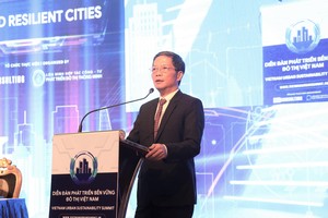 Trưởng ban Kinh tế Trung ương Trần Tuấn Anh phát biểu tổng kết Diễn đàn Phát triển bền vững đô thị Việt Nam 2022