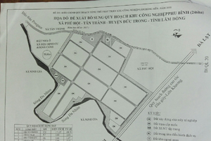 Lâm Đồng lập Quy hoạch phân khu Khu công nghiệp Phú Bình trên diện tích 246 ha