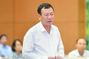 Tổng Thanh tra Chính phủ Đoàn Hồng Phong phát biểu tại phiên thảo luận.