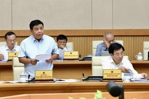 Bộ trưởng Nguyễn Chí Dũng cho biết, còn nhiều khó khăn, vướng mắc trong giải ngân vốn của Chương trình Phục hồi Ảnh: VGP