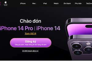 Trung bình cứ mỗi giây có một người đăng ký mua iPhone 14 tại TopZone