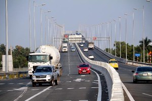 Một đoạn cao tốc TP.HCM - Long Thành.