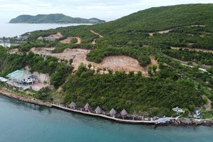 Dự án Khu du lịch sinh thái Trí Nguyên tại đảo Trí Nguyên, TP Nha Trang. Ảnh: T.X