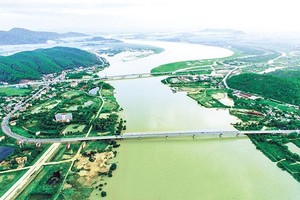 Khu vực phía Nam TP. Vinh (tiếp giáp với Hà Tĩnh) là khu vực nằm trong chiến lược phát triển du lịch đặc thù của tỉnh Nghệ An. Ảnh: Sách Nguyễn