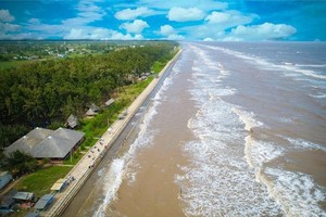 Bãi biển Ba Động, thị xã Duyên Hải, tỉnh Trà Vinh