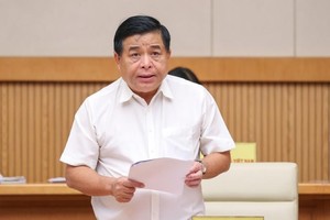 Bộ trưởng Nguyễn Chí Dũng báo cáo tại phiên họp thường kỳ Chính phủ tháng 10/2022. Ảnh: VGP