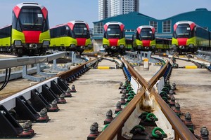 Tuyến đường sắt đô thị (metro) Nhổn – ga Hà Nội dự kiến chạy thử từ ngày 5/12/2022 trong môi trường hạn chế.