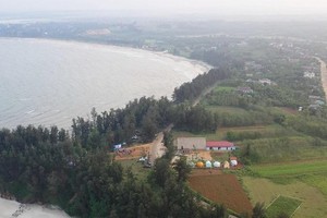 Huyện Vĩnh Linh có 7 dự án trọng điểm về du lịch được UBND tỉnh Quảng Trị cấp phép đầu tư nhưng có đến 4 dự án đang châm tiến độ khiến UBND huyện này phải kiến nghị thu hồi.