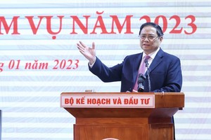 Thủ tướng Phạm Minh Chính phát biểu chỉ đạo tại Hội nghị. (Ảnh: Nhật Bắc)