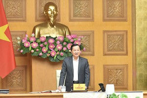 Phó thủ tướng Lê Minh Khái chủ trì cuộc họp Ban Chỉ đạo điều hành giá ngày 28/12/2022. (Ảnh: VGP)